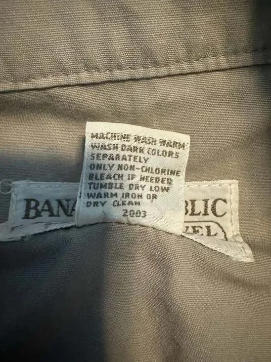 Vintage Banana Republic Safari & Travel Clothing Co. Belted Cotton Safari Jacket - Picture 9 of 9